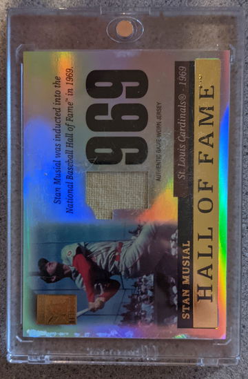 2004 Topps Tribute Stan Musial Game Used Jersey