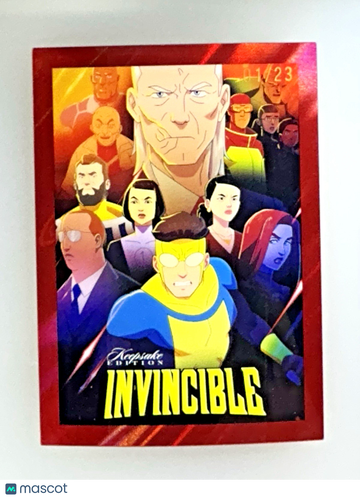 2025 Invincible Series 1 Red Limited Edition #239 Near Mint Super Products Inc Trading Card
