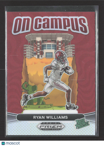 2025 Panini Prizm Draft Picks On Campus Ryan Williams #OC-RWS Rated Prospect