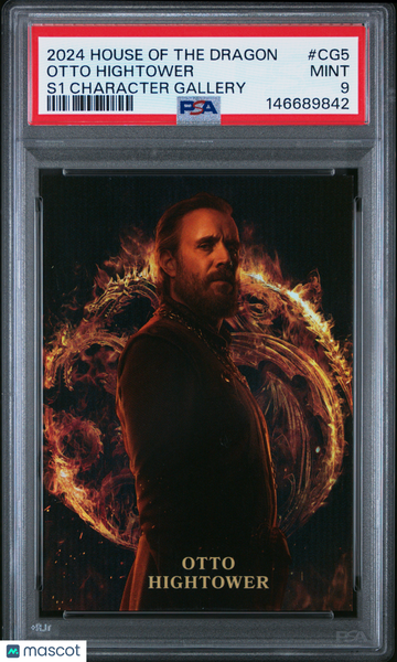 2024 Rittenhouse House Of The Dragon Season One Character Gallery Otto Hightower #CG5 PSA 9