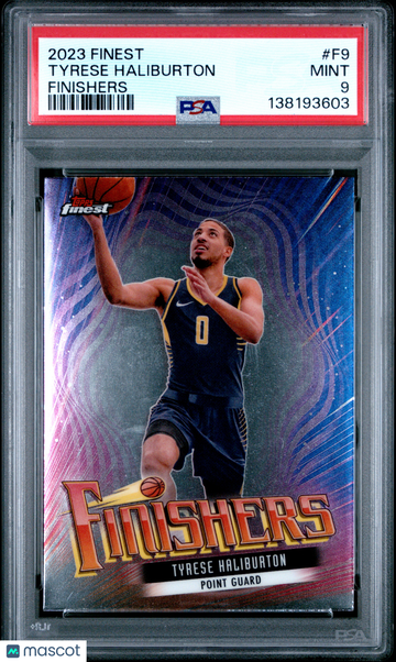 2023 Topps Finest Finishers Tyrese Haliburton #F9 PSA 9