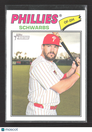 2026 Topps Heritage Kyle Schwarber #159 Nickname Variation