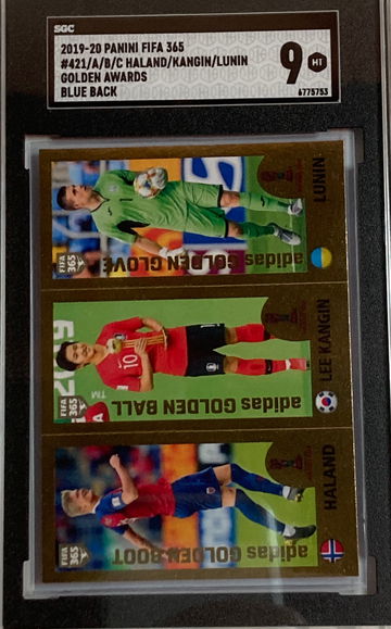 2019-20 Panini FIFA 365 Erling Haaland A/B/C #421 SGC 9