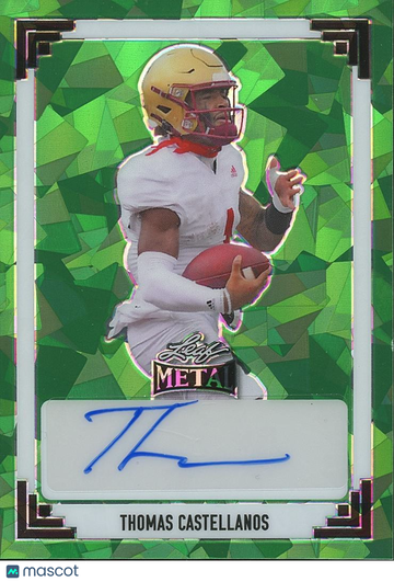 Thomas Castellanos 2024 Leaf Metal Rookie Auto Leaf