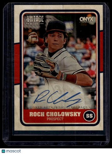2025 Onyx Vintage Extended Roch Cholowsky #VAROCH Autographs AU
