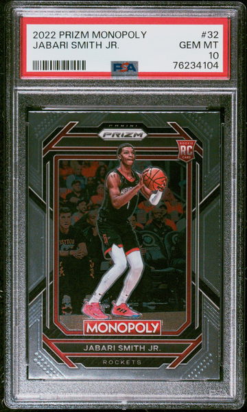 2022 PANINI JABARI SMITH JR. PRIZM MONOPOLY #32 PSA 10