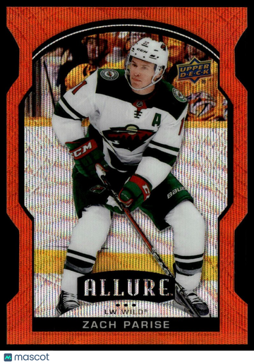 2020-21 Upper Deck Allure Zach Parise #53 Orange Slice