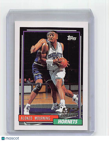 Alonzo Mourning 1992 Topps #393 - Charlotte Hornets