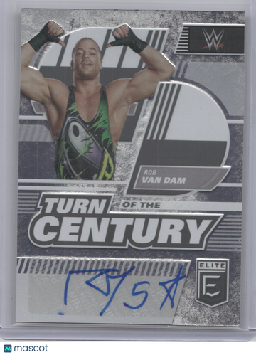 2023 Panini Donruss Elite WWE Turn of the Century Rob Van Dam #TC-RVD Autograph