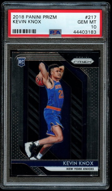 Kevin Knox 2018 Panini Prizm #217 PSA 10 Gem Mint