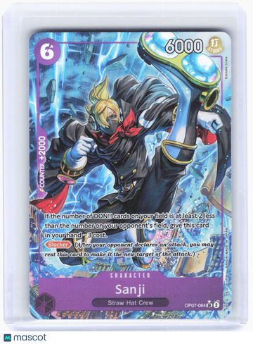 500 Years in the Future Sanji (Parallel) Foil Super Rare #OP07-064