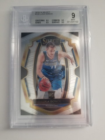 Luka Doncic Select Premiere BGS 9