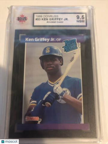 1989 Donruss Ken Griffey Jr Rookie KSA 9.5