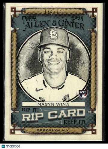 2024 Topps Allen & Ginter Masyn Winn #RIP-MW A&G Rip Cards SN