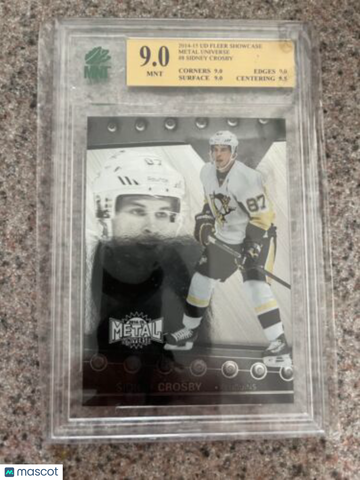 2014-15 Fleer Showcase Sidney Crosby MNT 9