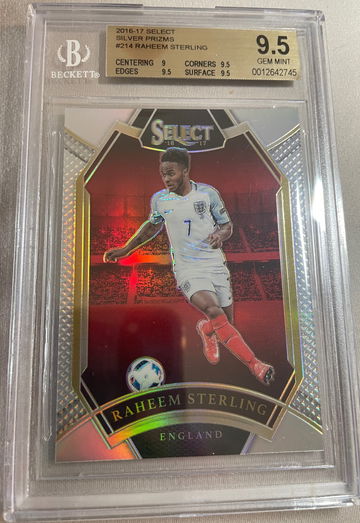 2016-17 Select Raheem Sterling Silver Prizm Holo BGS 9.5