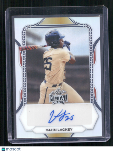 2026 Leaf Metal Draft Vahn Lackey #BA-VL1 AUTOGRAPHED