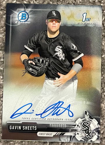 2017 Bowman Chrome Gavin Sheets auto