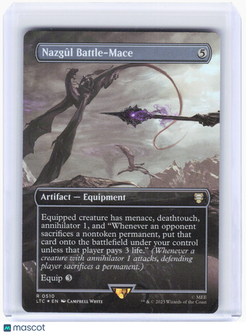 2023 Wizards of the Coast MTG Commander The Lord of the Rings Nazgul Battle-Mace Foil Rare #510 English