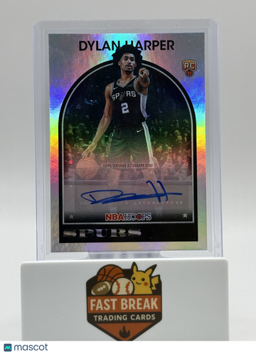 2026 Topps Hoops Basketball Hoops 1989 Signatures Dylan Harper #89S-DH RC