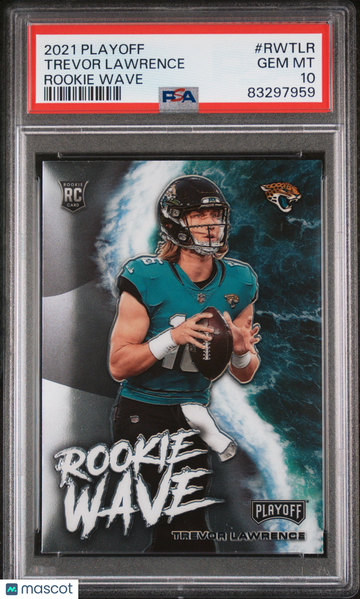 2021 Panini Playoff Rookie Wave Trevor Lawrence #RWTLR PSA 10