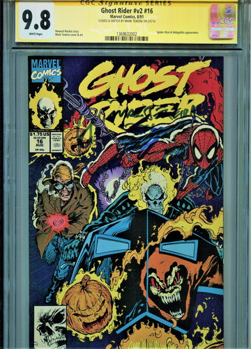 GHOST RIDER #16 CGC Signed By Artist