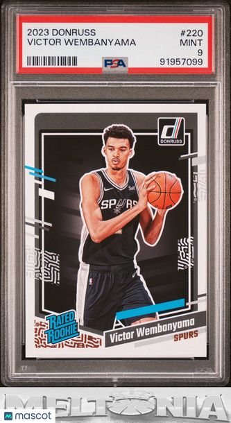 2023-24 Donruss Victor Wembanyama #220 RC PSA 9