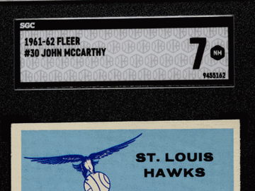 1961 Fleer John Mccarthy #30 SGC 7
