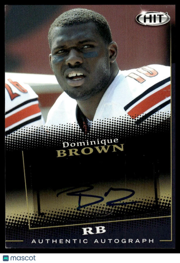2015 SAGE HIT Dominique Brown #A60 Autographs Black AU