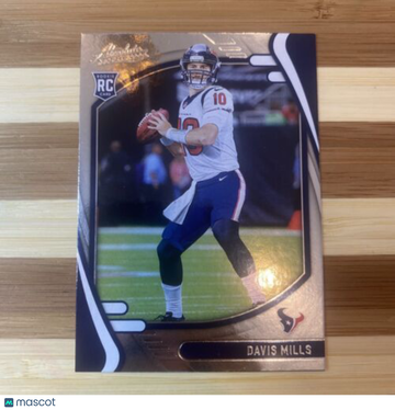 2021 Panini Absolute NFL Football Davis Mills Base Rookie RC Rookie Texans #123