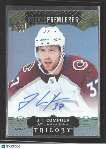 2017 Upper Deck Trilogy Rookie Premieres J.T. Compher #125 Level 3 /49