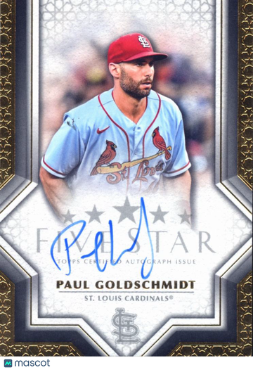 2023 Topps Five Star Paul Goldschmidt #FSA-PGO