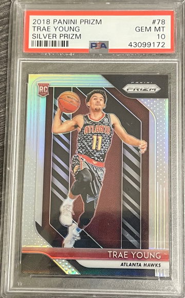 Trae Young Prizm  Silver PSA 10