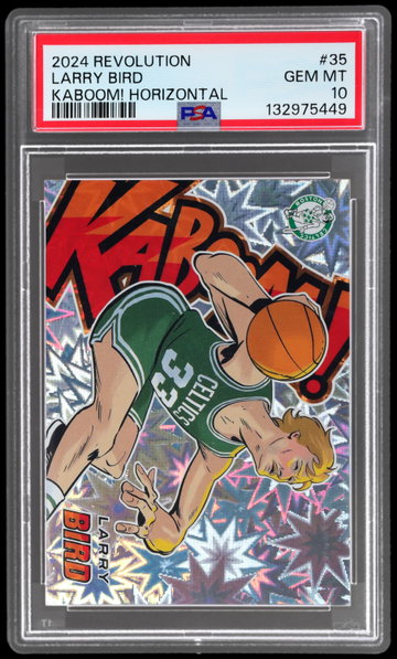 2024 Panini Revolution Larry Bird Kaboom! Horizontal PSA 10
