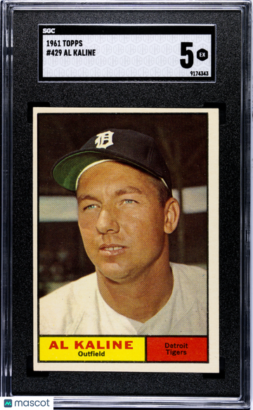 1961 Topps Al Kaline #429 SGC 5