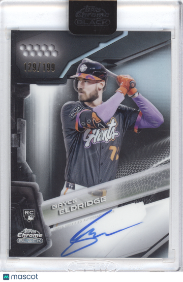 2026 Topps Chrome Black Autographs Bryce Eldridge #CBA-BE Refractor /199 RC