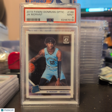 2019-20 Panini Donruss Optic Ja Morant Rookie Trading Card #168 PSA 10 NBA Graded