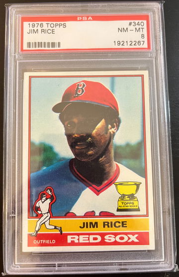 1976 Topps Jim Rice PSA 8