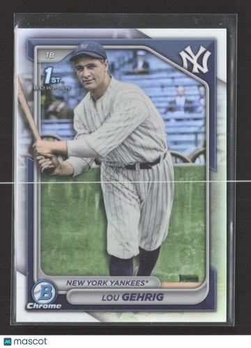 1923 Bowman Chrome Lou Gehrig #BCP-255 Refractor