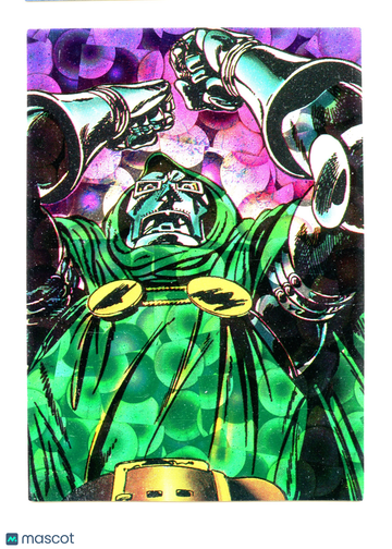 1992 Comic Images The Silver Surfer Prism #14 Dr. Doom Trading Card