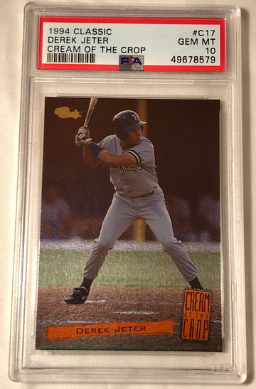 1984 CLASSIC #C17 DEREK JETER GEM MINT 10