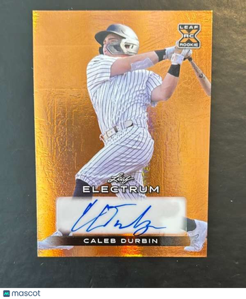 2024 Leaf Electrum - Base Autographs Bronze Caleb Durbin #BA-CD2