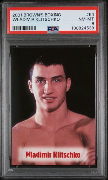 2001 Brown's Boxing Wladimir Klitschko #54 PSA 8