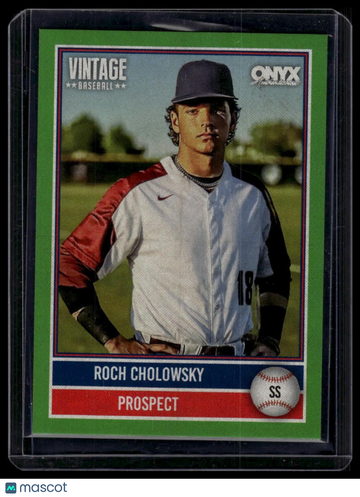 2026 Onyx Vintage Roch Cholowsky #OV-ROCH Green Bordered SN40