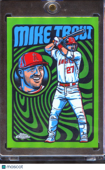 2024 Topps Chrome Ultra Violet All-Stars Mike Trout #UV-3