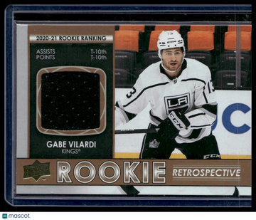 2021-22 Upper Deck Gabe Vilardi #RR-6 Rookie Retrospective Gold