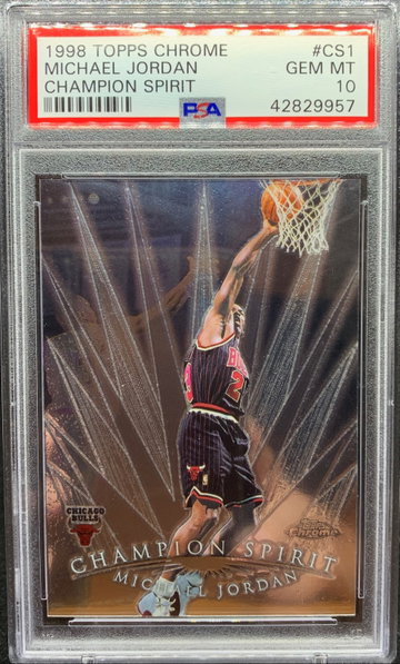 1998 Topps Chrome Champion Spirit Michael Jordan