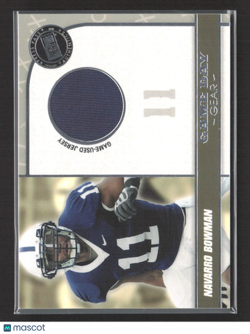 2010 Press Pass Game Day Gear NaVorro Bowman #GDG-NB Game-Used Jersey