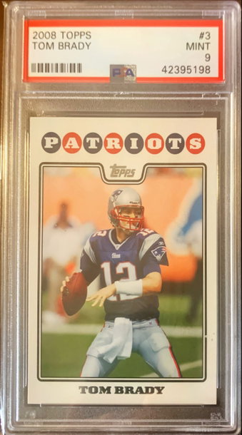 2008 Topps Tom Brady  PSA 9 