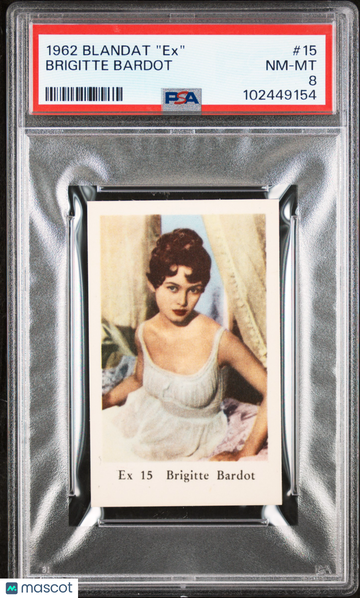 1962 Blandat "ex" Brigitte Bardot #15 PSA 8
